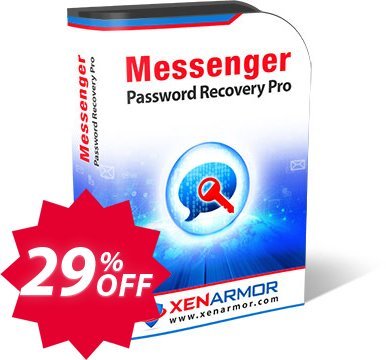 XenArmor Messenger Password Recovery Pro Coupon code 29% discount 