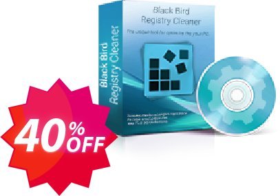 Black Bird Registry Cleaner Coupon code 40% discount 
