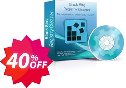 Black Bird Registry Cleaner Coupon code 40% discount 