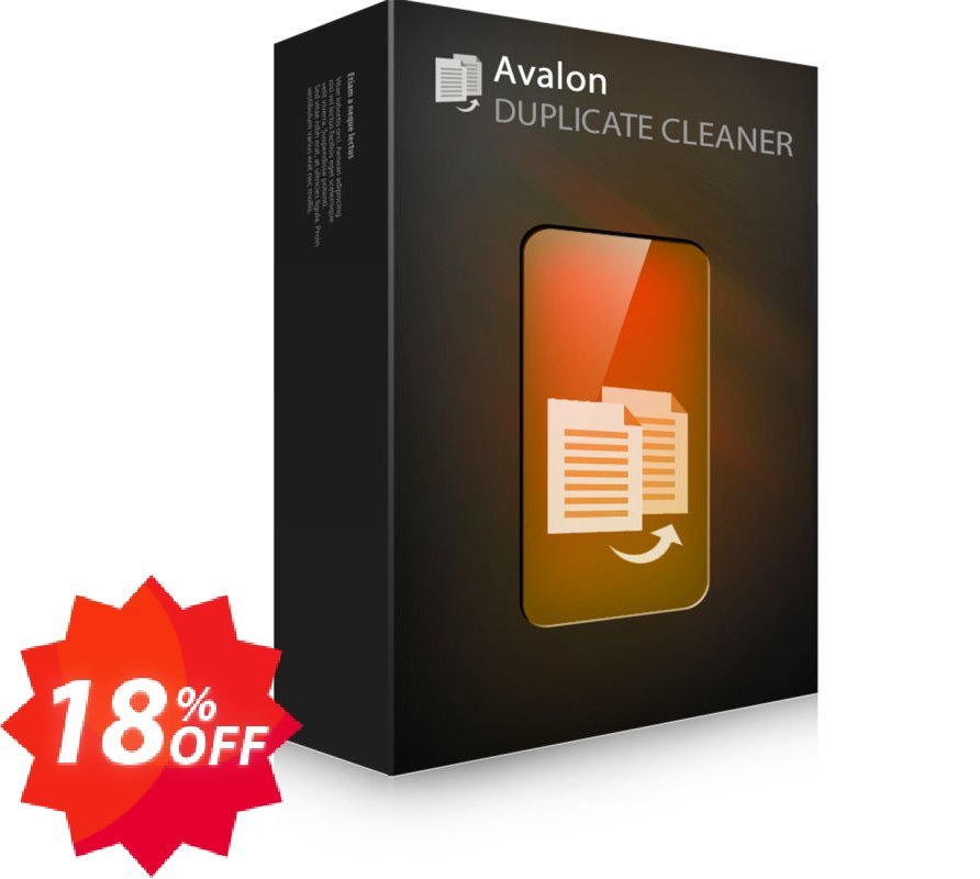 Avalon Duplicate Cleaner Coupon code 18% discount 