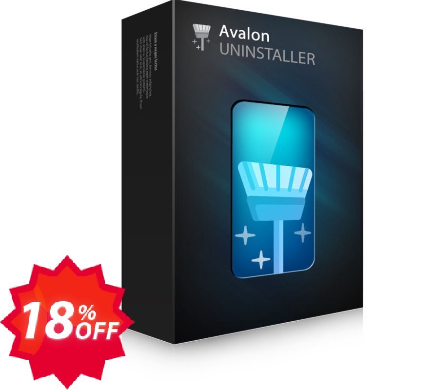 Avalon Uninstaller Coupon code 18% discount 