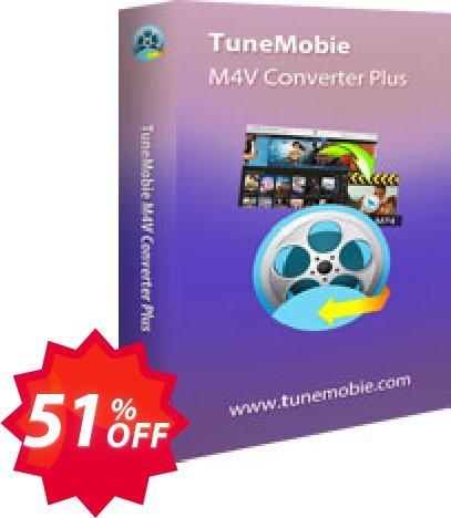 TuneMobie M4V Converter Plus for MAC, Lifetime Plan  Coupon code 51% discount 