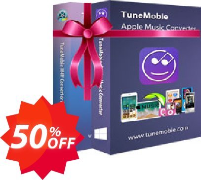 TuneMobie iTunes Converter Toolkit, Family Plan  Coupon code 50% discount 