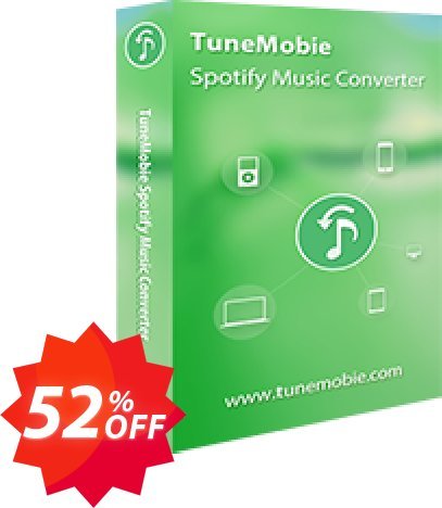 TuneMobie Spotify Music Converter for MAC Coupon code 52% discount 