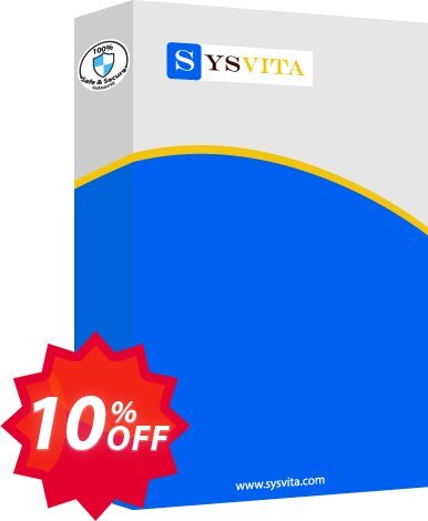 SysVita Outlook PST Recovery : Personal Plan Coupon code 10% discount 