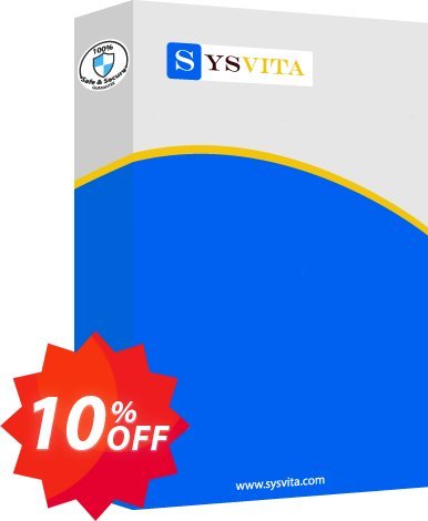 SysVita Outlook PST Recovery : Corporate Plan Coupon code 10% discount 