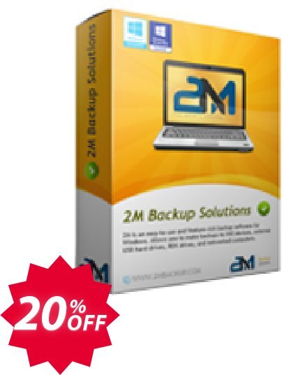 2M Backup Home Edition Coupon code 20% discount 