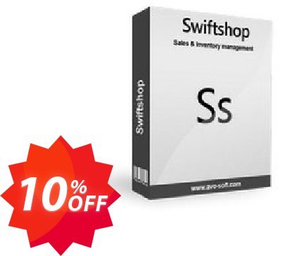 AvoSoft Swiftshop POS Coupon code 10% discount 