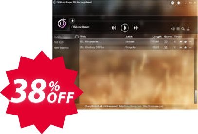 CXMuiscPlayer Coupon code 38% discount 