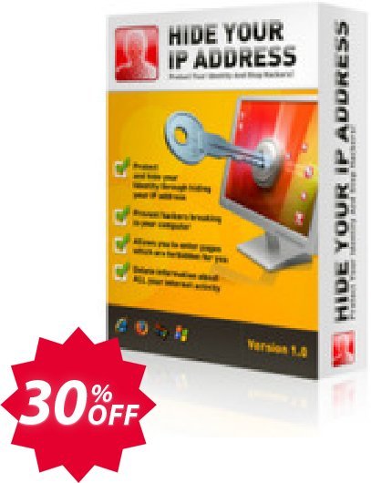 Hide Your IP Address - Instant Access Coupon code 30% discount 