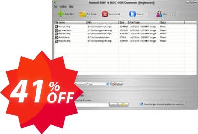 Aostsoft BMP to DOC OCR Converter Coupon code 41% discount 