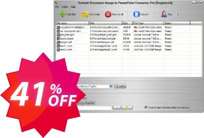 Aostsoft Document Image to PowerPoint Converter Pro Coupon code 41% discount 