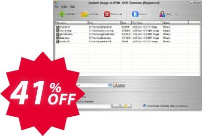 Aostsoft Image to HTML OCR Converter Coupon code 41% discount 