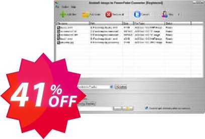 Aostsoft Image to PowerPoint Converter Coupon code 41% discount 