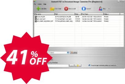 Aostsoft PDF to Document Image Converter Pro Coupon code 41% discount 