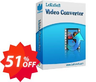 LeKuSoft Video Converter Coupon code 51% discount 