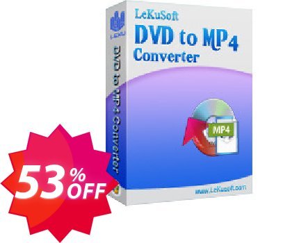 LeKuSoft DVD to MP4 Converter Coupon code 53% discount 