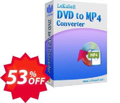 LeKuSoft DVD to MP4 Converter Coupon code 53% discount 