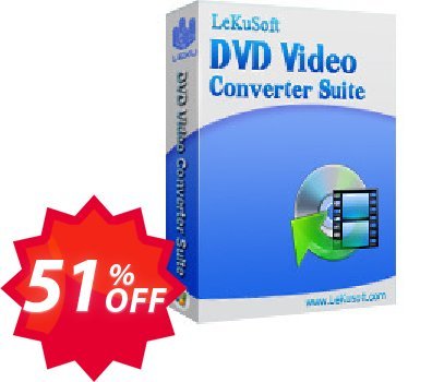LeKuSoft DVD Video Converter Suite Coupon code 51% discount 