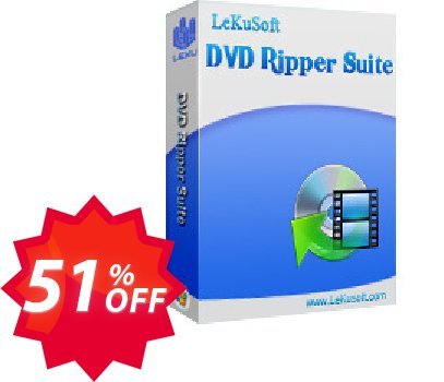 LeKuSoft DVD Ripper Suite Coupon code 51% discount 
