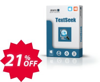 TextSeek, Personal licence, Lifetime  Coupon code 21% discount 
