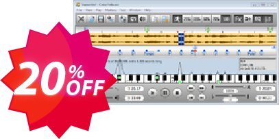 Transcribe! for WINDOWS Coupon code 20% discount 