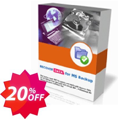 Recover Data for Ms Backup - Corporate Plan Coupon code 20% discount 