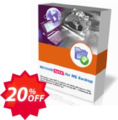 Recover Data for Ms Backup - Corporate Plan Coupon code 20% discount 