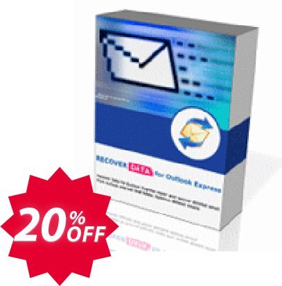Recover Data for Outlook Express - Corporate Plan Coupon code 20% discount 