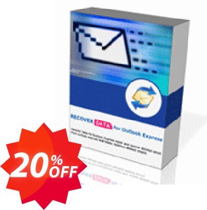 Recover Data for Outlook Express - Personal Plan Coupon code 20% discount 