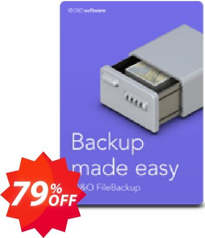 O&O FileBackup, for 5 PCs  Coupon code 79% discount 