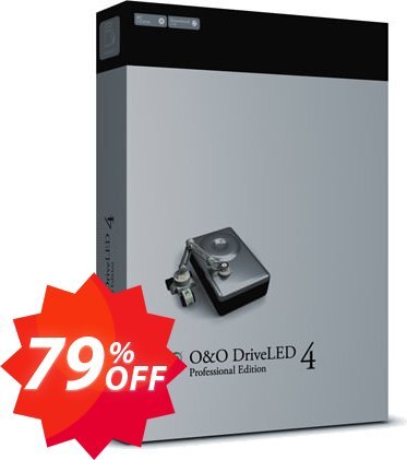 O&O DriveLED 4, for 3 PCs  Coupon code 79% discount 
