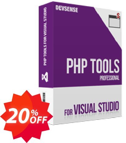 PHP Tools for Visual Studio, Organizations/Single User  Coupon code 20% discount 