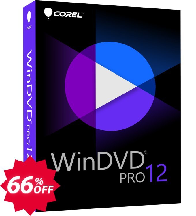 Corel WinDVD Pro 12 Coupon code 66% discount 