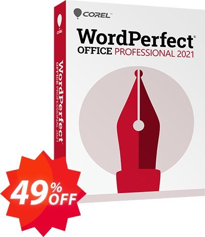 WordPerfect Office Professional 2021 Upgrade Coupon code 49% discount 