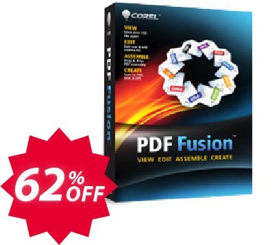Corel PDF Fusion Coupon code 62% discount 
