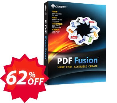 Corel PDF Fusion Coupon code 62% discount 