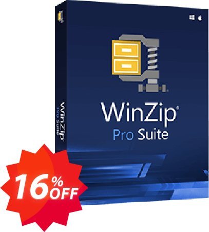 WinZip Pro Suite Coupon code 16% discount 