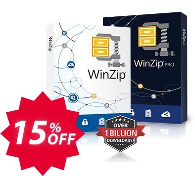 WinZip 25 Pro Coupon code 15% discount 