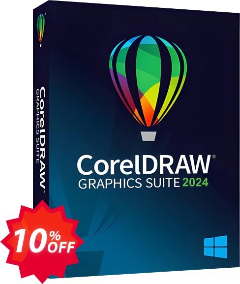 CorelDRAW Graphics Suite 2024 Coupon code 10% discount 