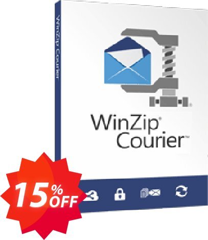 WinZip Courier 12 Coupon code 15% discount 