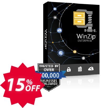 WinZip 26 Enterprise Coupon code 15% discount 