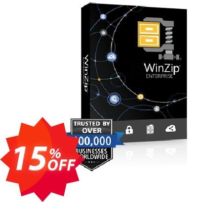 WinZip 28 Enterprise Coupon code 15% discount 