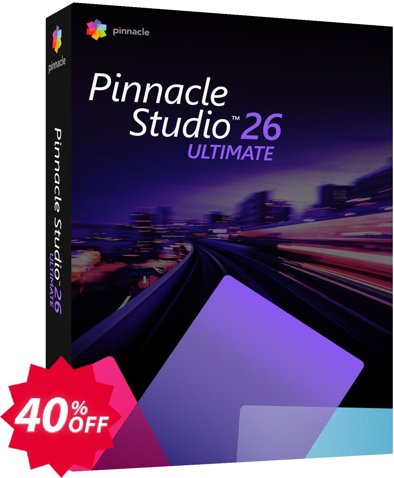 Pinnacle Studio 26 Ultimate Coupon code 40% discount 