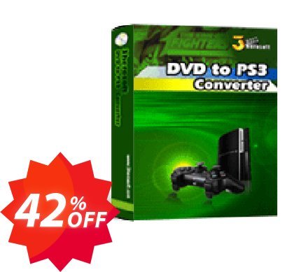 3herosoft DVD to PS3 Converter Coupon code 42% discount 