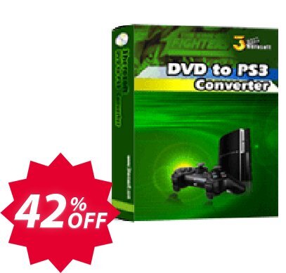 3herosoft DVD to PS3 Converter Coupon code 42% discount 