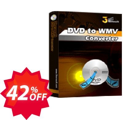 3herosoft DVD to WMV Converter Coupon code 42% discount 