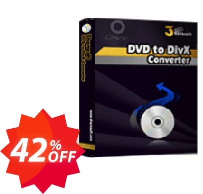 3herosoft DVD to DivX Converter Coupon code 42% discount 