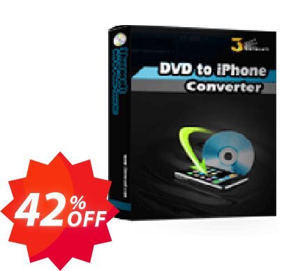 3herosoft DVD to iPhone Converter Coupon code 42% discount 