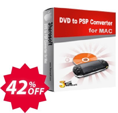 3herosoft DVD to PSP Converter for MAC Coupon code 42% discount 